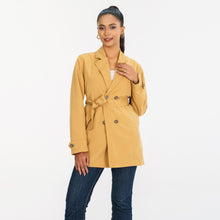 Load image into Gallery viewer, Women&#39;s Brown Trench Coat
