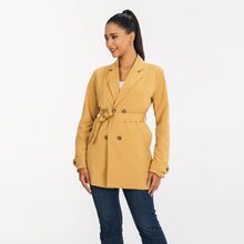 Load image into Gallery viewer, Women&#39;s Brown Trench Coat
