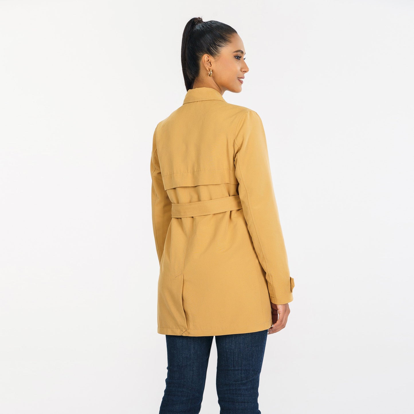 Womens Brown Trench Coat