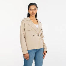 Load image into Gallery viewer, Women’s Tan Trench Coat
