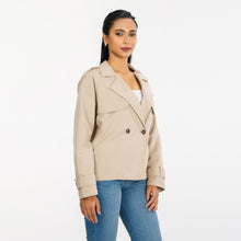 Load image into Gallery viewer, Women’s Tan Trench Coat
