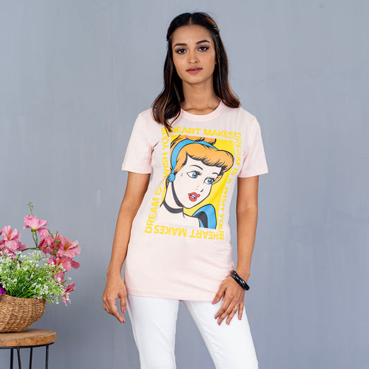 Ladies T-Shirt- Pink