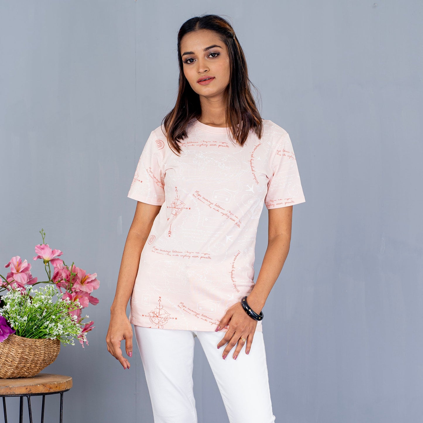 Ladies T-Shirt- Pink