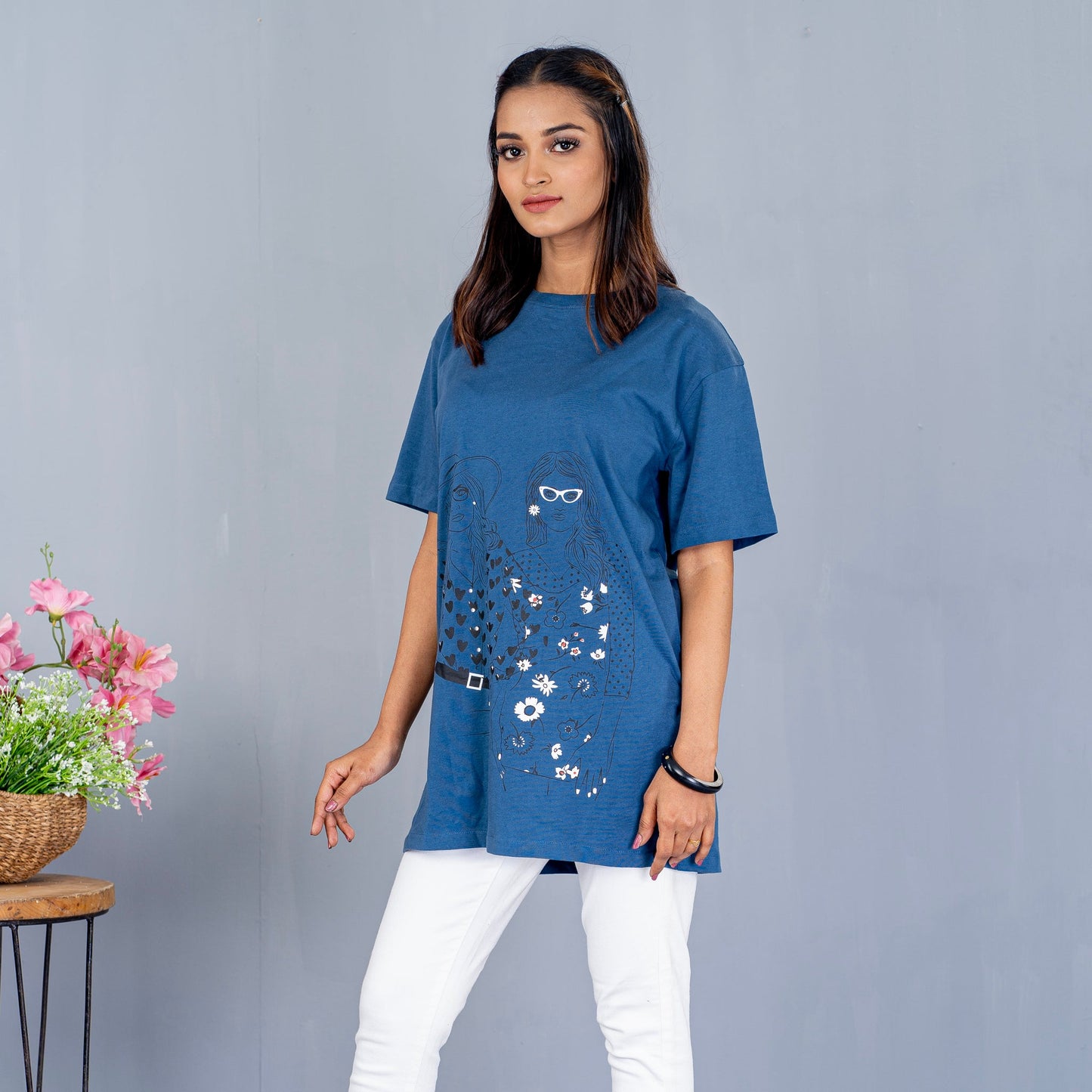 Ladies T-Shirt- Blue