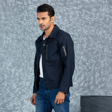 Load image into Gallery viewer, MENS TWILL JACKET- NAVY
