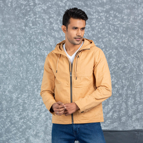 MENS TWILL JACKET- KHAKI