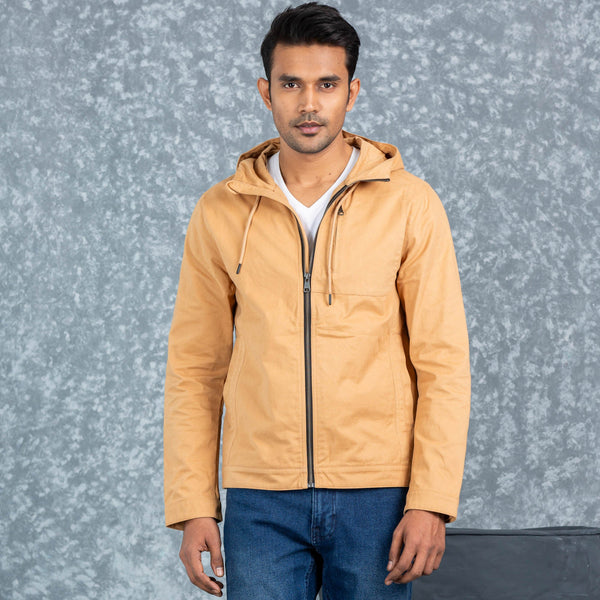 MENS TWILL JACKET- KHAKI