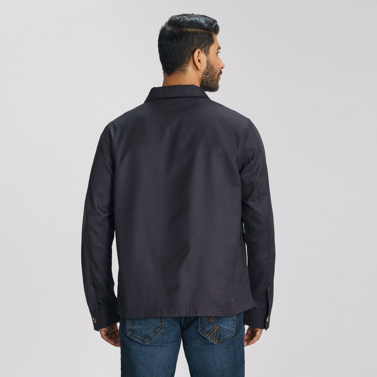 Men’s Black Twill Jacket