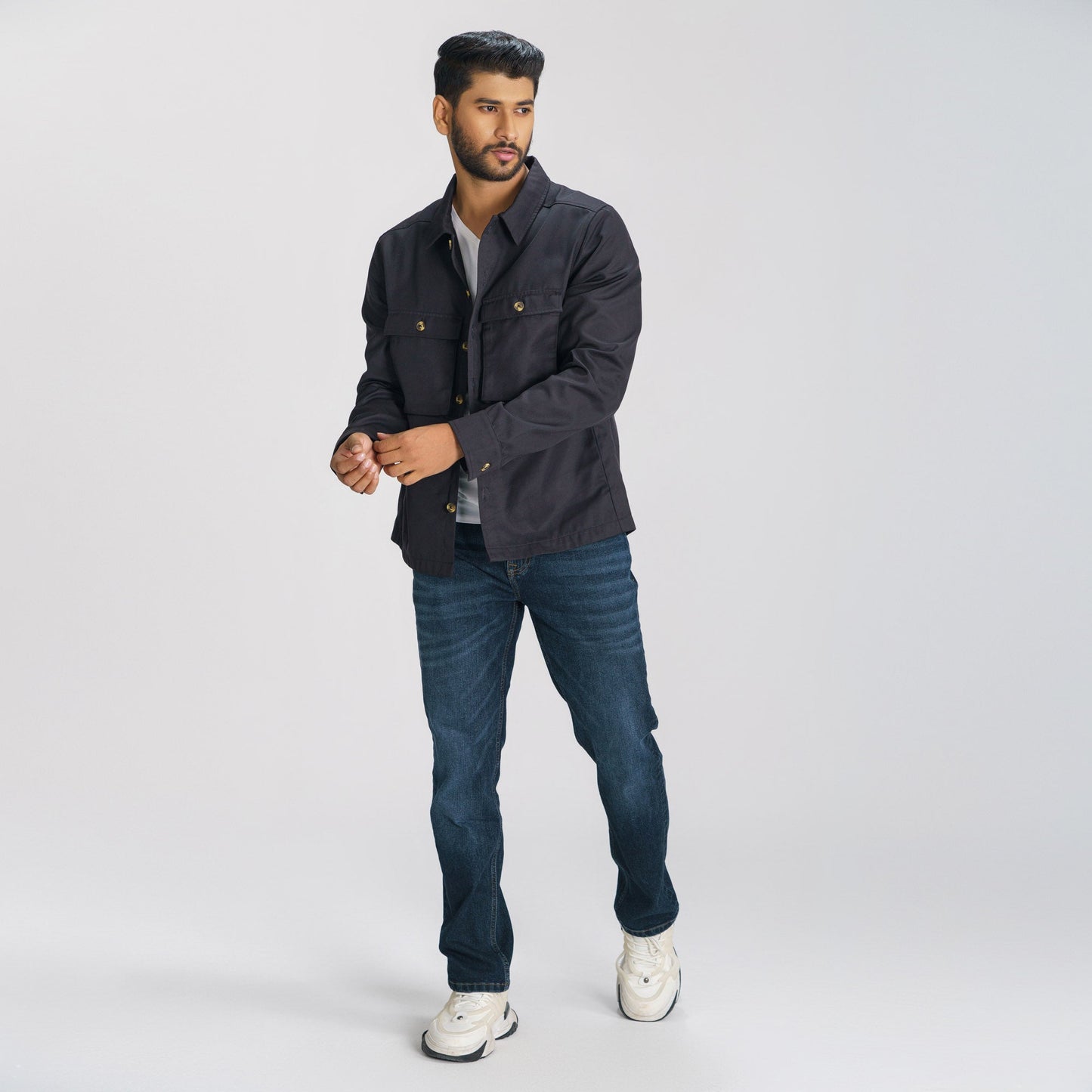 Men’s Black Twill Jacket