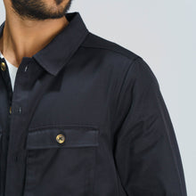 Load image into Gallery viewer, Men’s Black Twill Jacket
