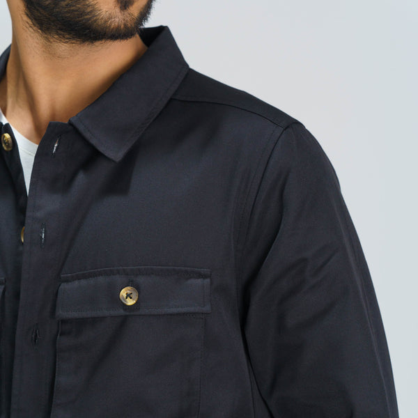 Men’s Black Twill Jacket