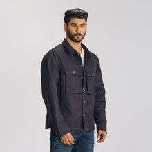 Load image into Gallery viewer, Men’s Black Twill Jacket
