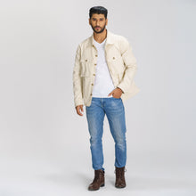 Load image into Gallery viewer, Men’s Ivory Twill Jacket
