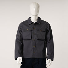 Load image into Gallery viewer, Mens Dark Gray Twill Jacket
