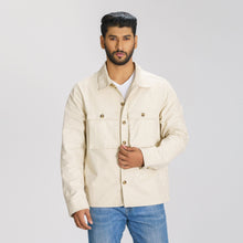 Load image into Gallery viewer, Men’s Ivory Twill Jacket
