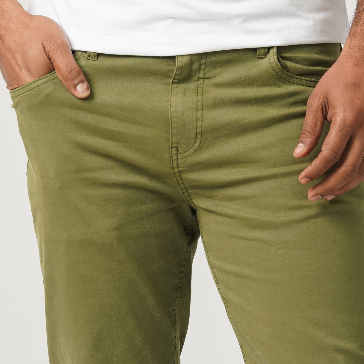 Men’s Olive Twill Pant