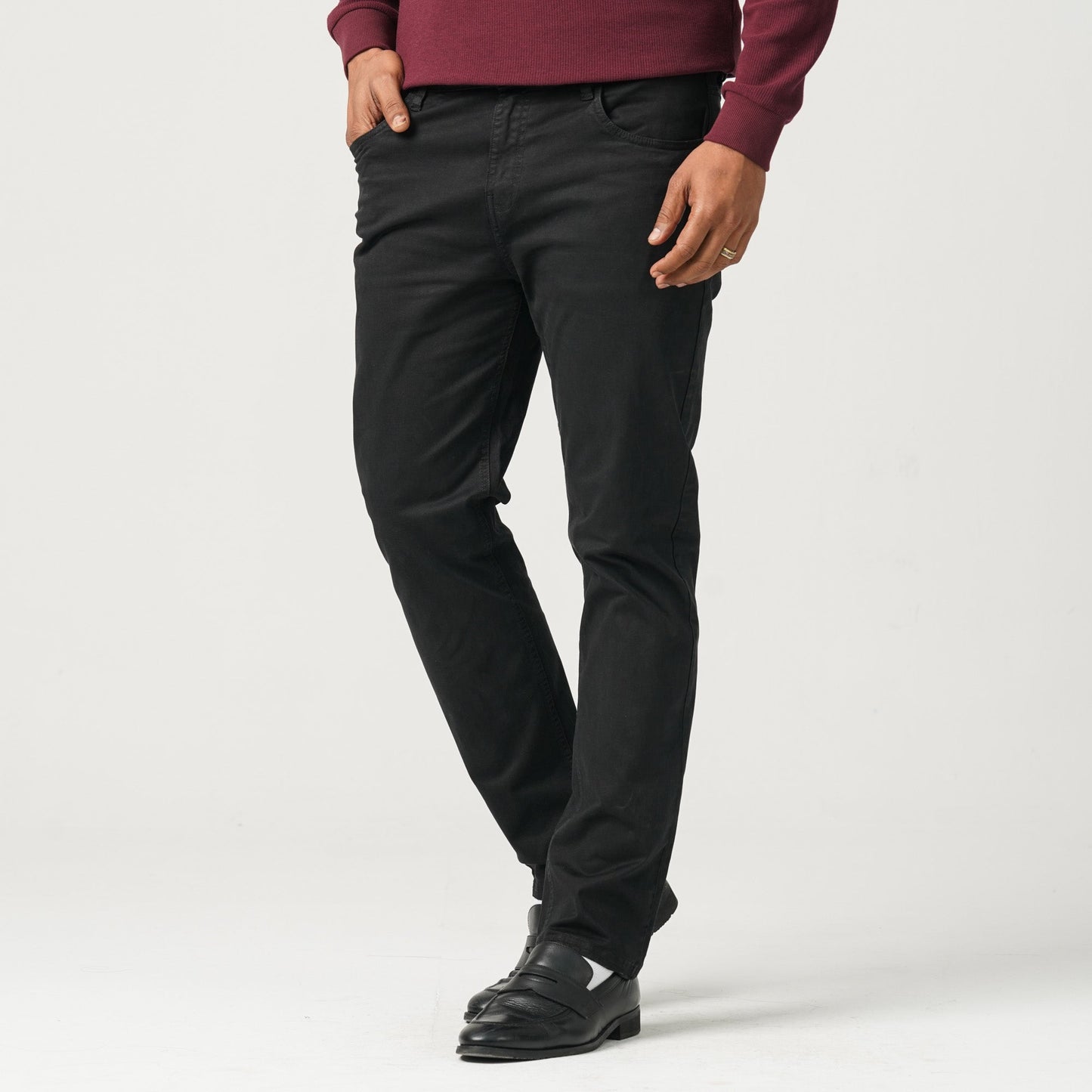 Men’s Black Twill Pant