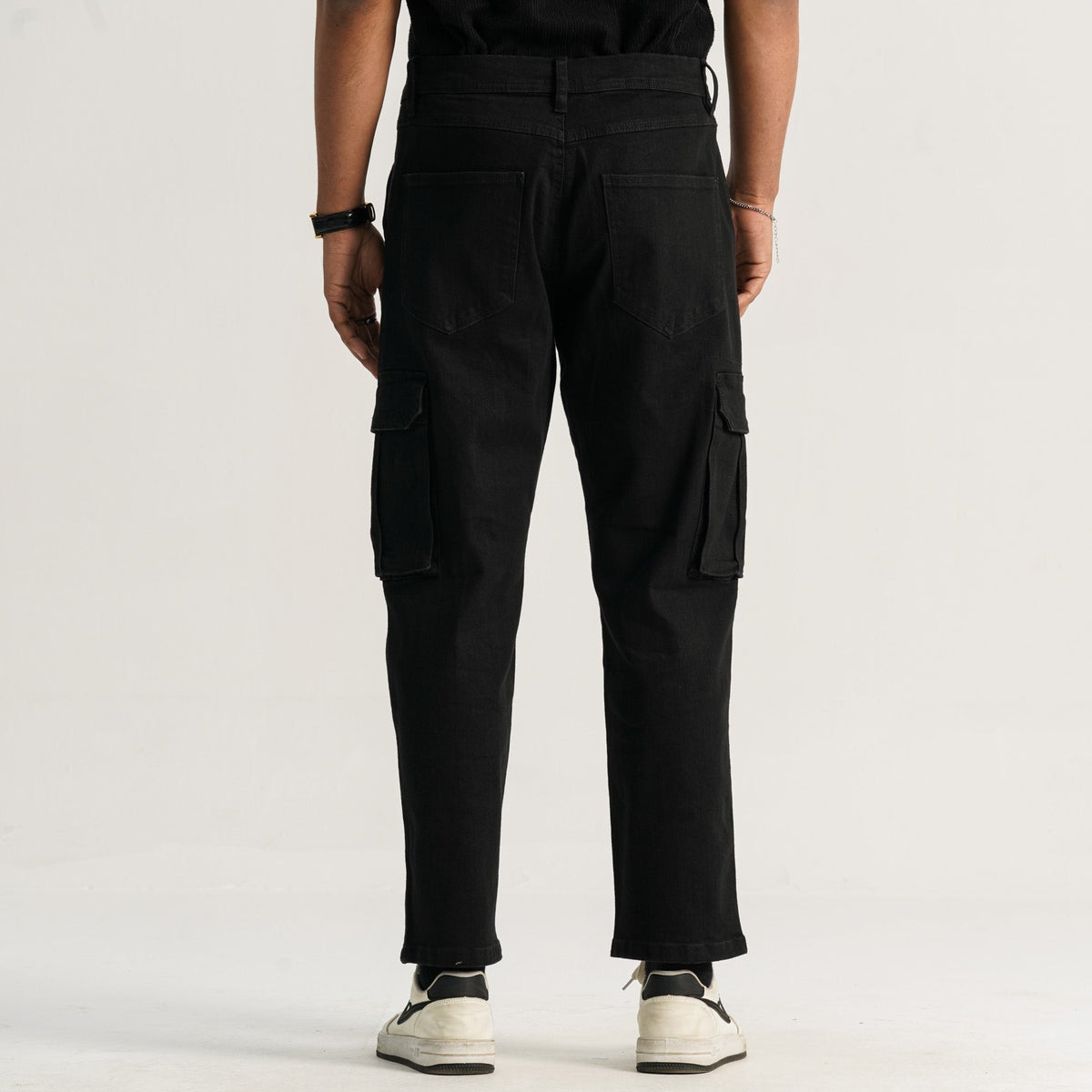 Mens Black Twill Pant