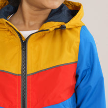 Load image into Gallery viewer, Boys Navy &amp; Yellow Windbreaker
