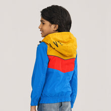 Load image into Gallery viewer, Boys Navy &amp; Yellow Windbreaker
