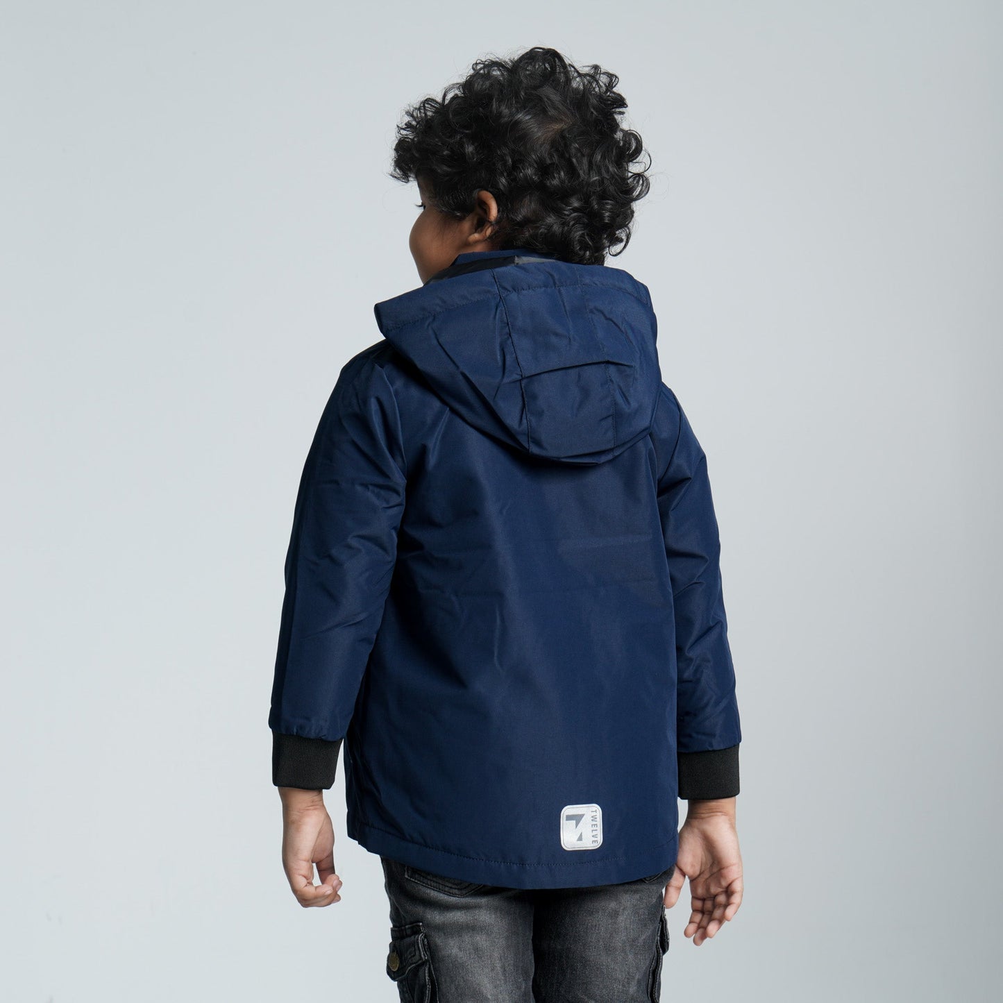 Boys Navy Windbreaker Jacket