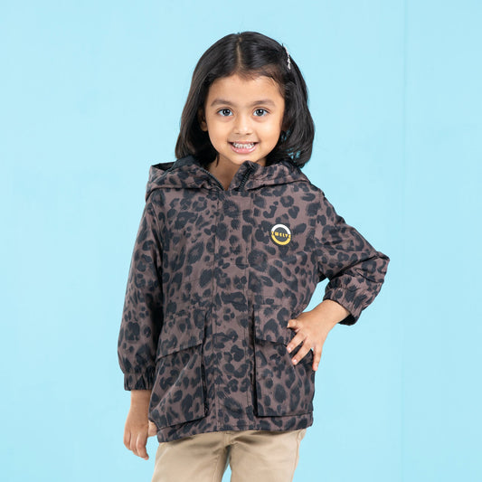 BABY GIRLS WINDBREAKER- MAROON