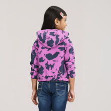 Load image into Gallery viewer, Girls Radiant Purple Windbreaker
