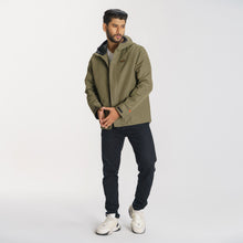 Load image into Gallery viewer, Mens Olive Windbreaker
