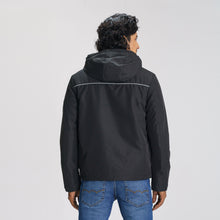 Load image into Gallery viewer, Mens Black Padded Windbreaker
