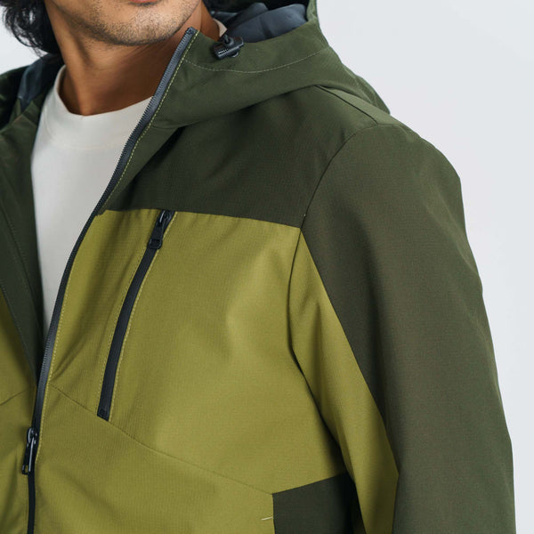 Men’s Olive & Black Windbreaker