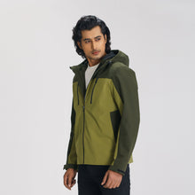 Load image into Gallery viewer, Men’s Olive &amp; Black Windbreaker
