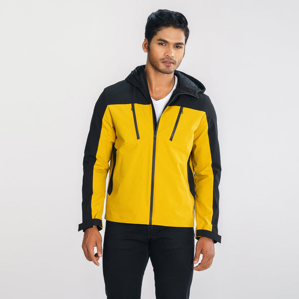 Men’s Yellow & Black Windbreaker