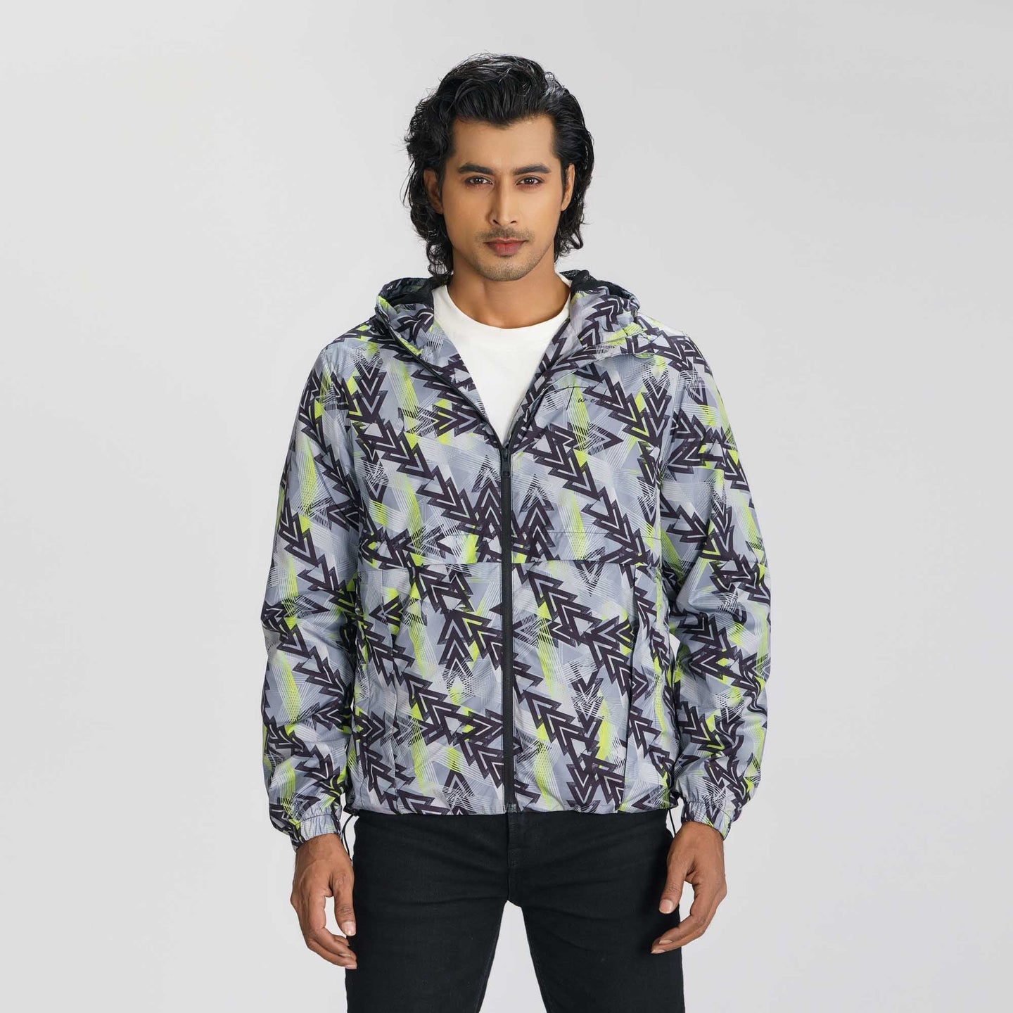 Men’s Light Gray Windbreaker