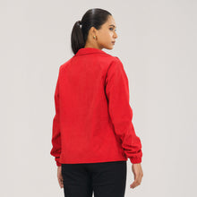 Load image into Gallery viewer, Women’s Red Windbreaker
