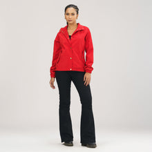 Load image into Gallery viewer, Women’s Red Windbreaker
