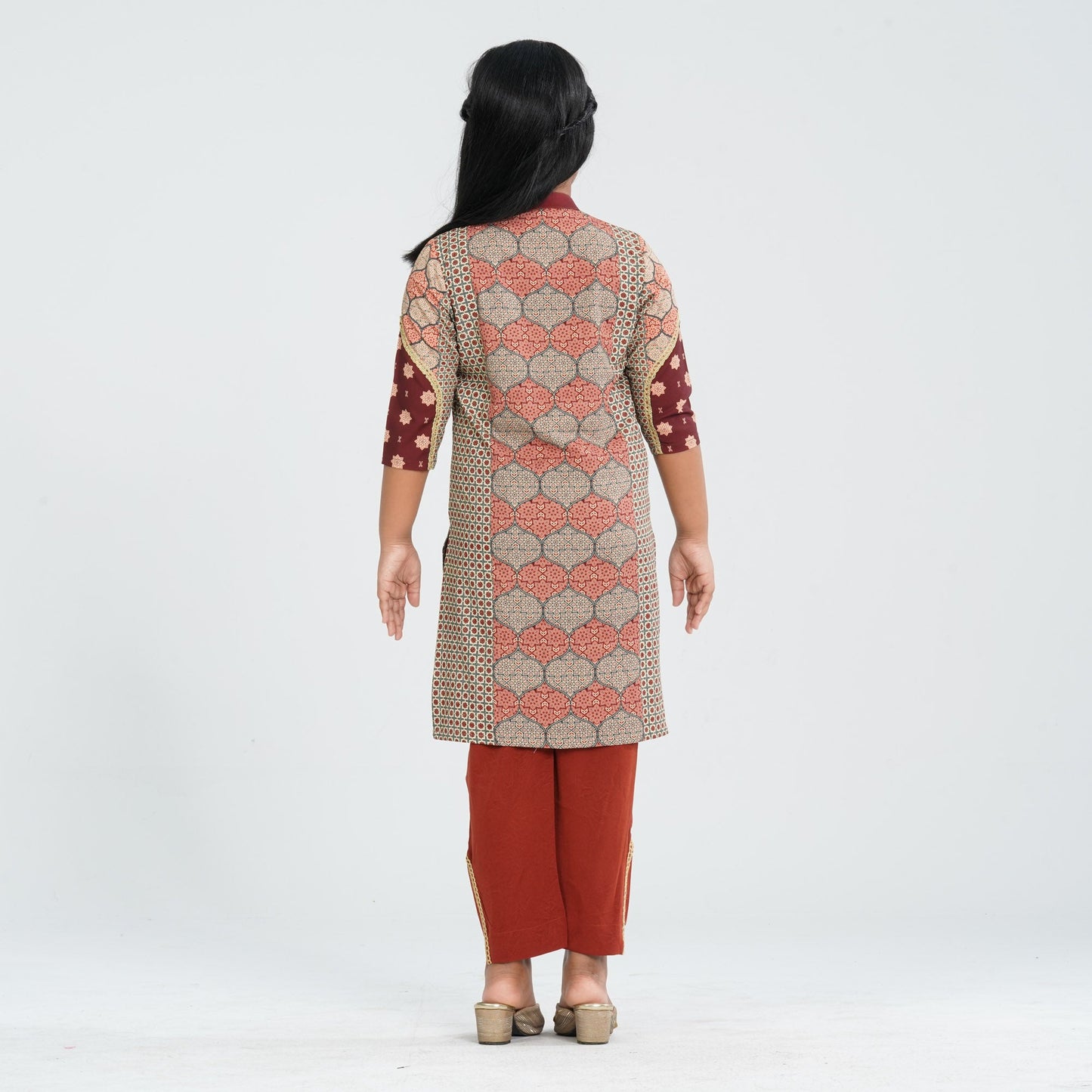 Girl's Blended Silk Two Piece