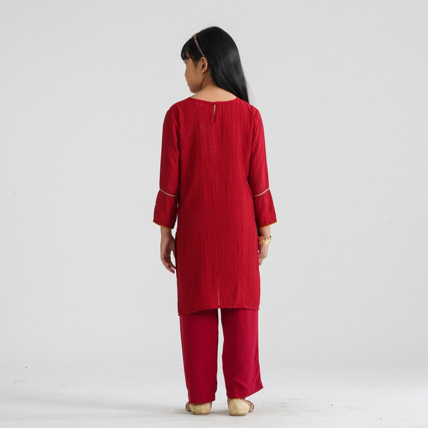 Girl’s Blended Cotton Two Piece Set