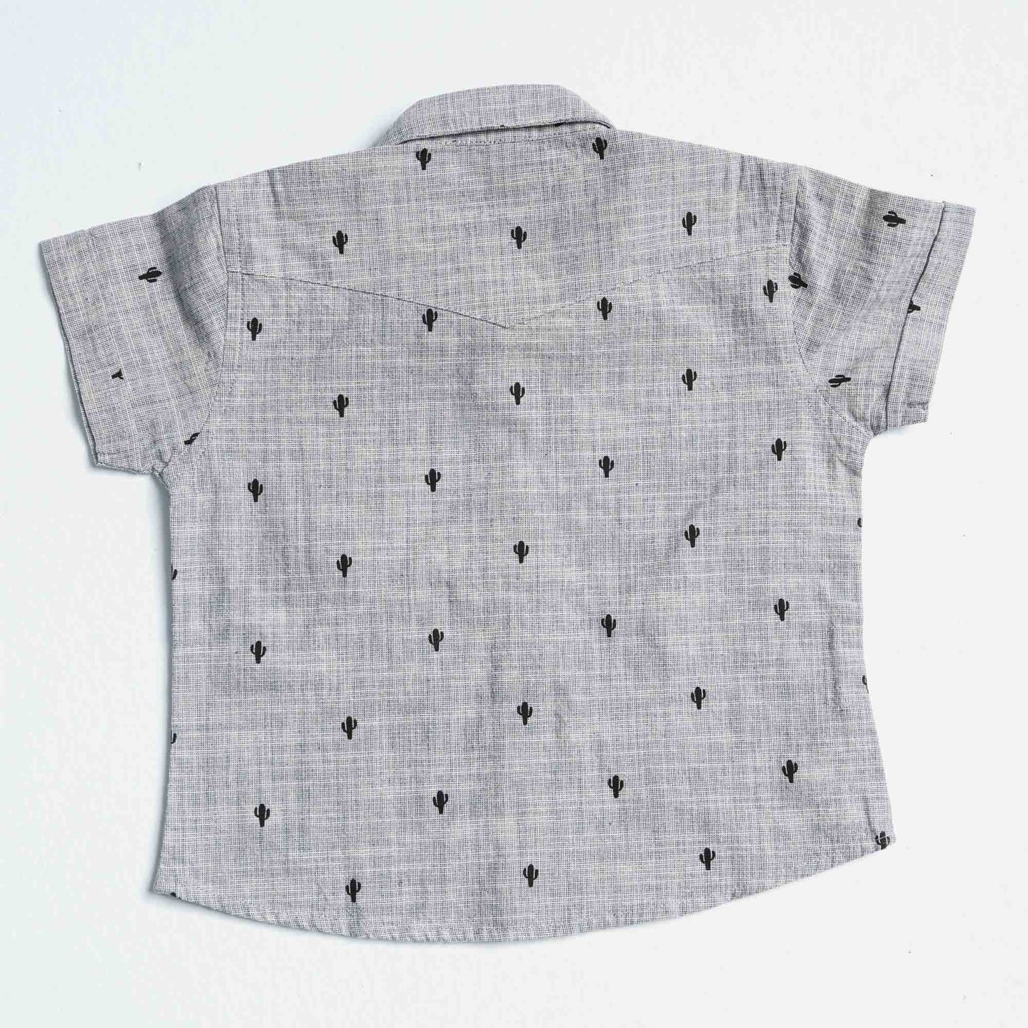 Newborn Grey Cotton Two Piece Set