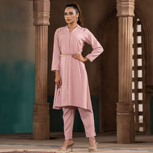 Load image into Gallery viewer, Women Peach Ethnic Set
