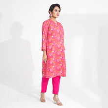 Load image into Gallery viewer, Women Pink Ethnic 2-Piece Set
