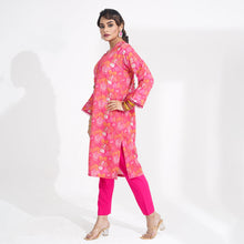 Load image into Gallery viewer, Women Pink Ethnic 2-Piece Set
