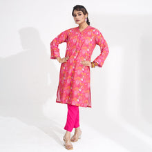 Load image into Gallery viewer, Women Pink Ethnic 2-Piece Set
