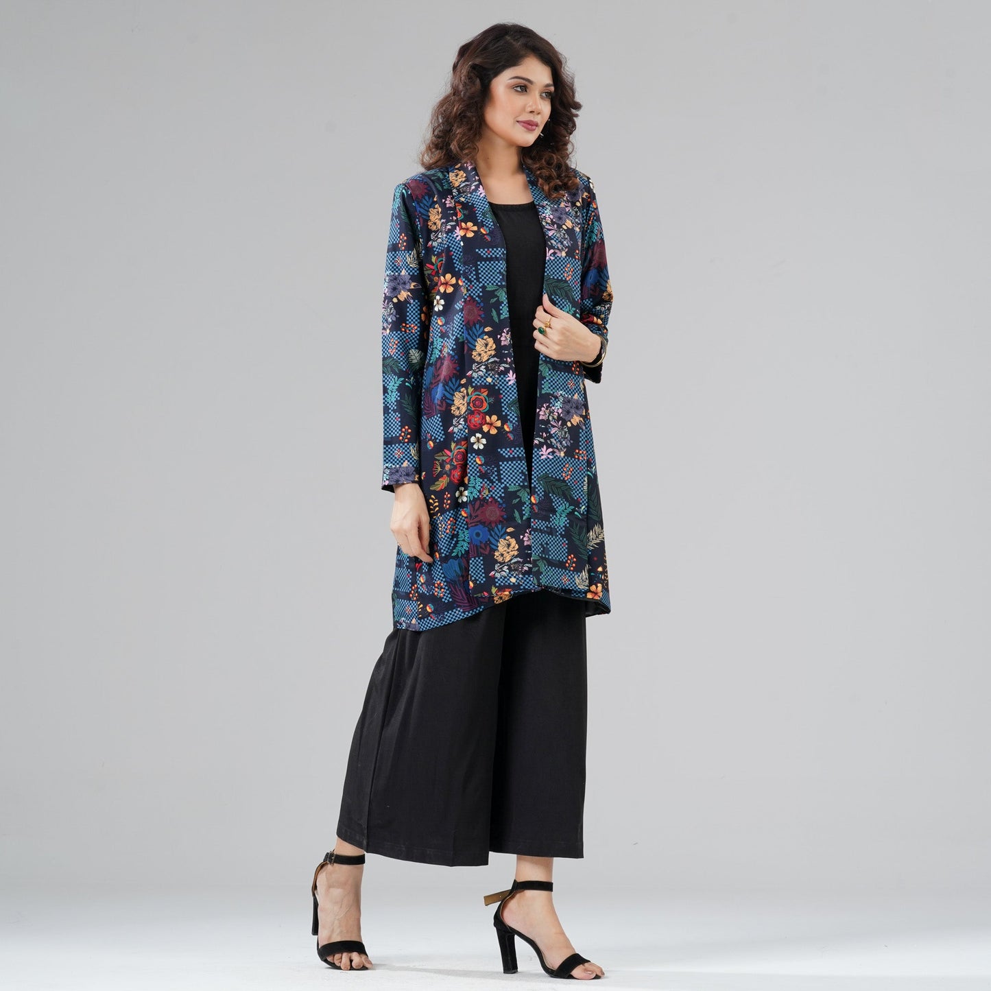 Womens Black Two Piece Set