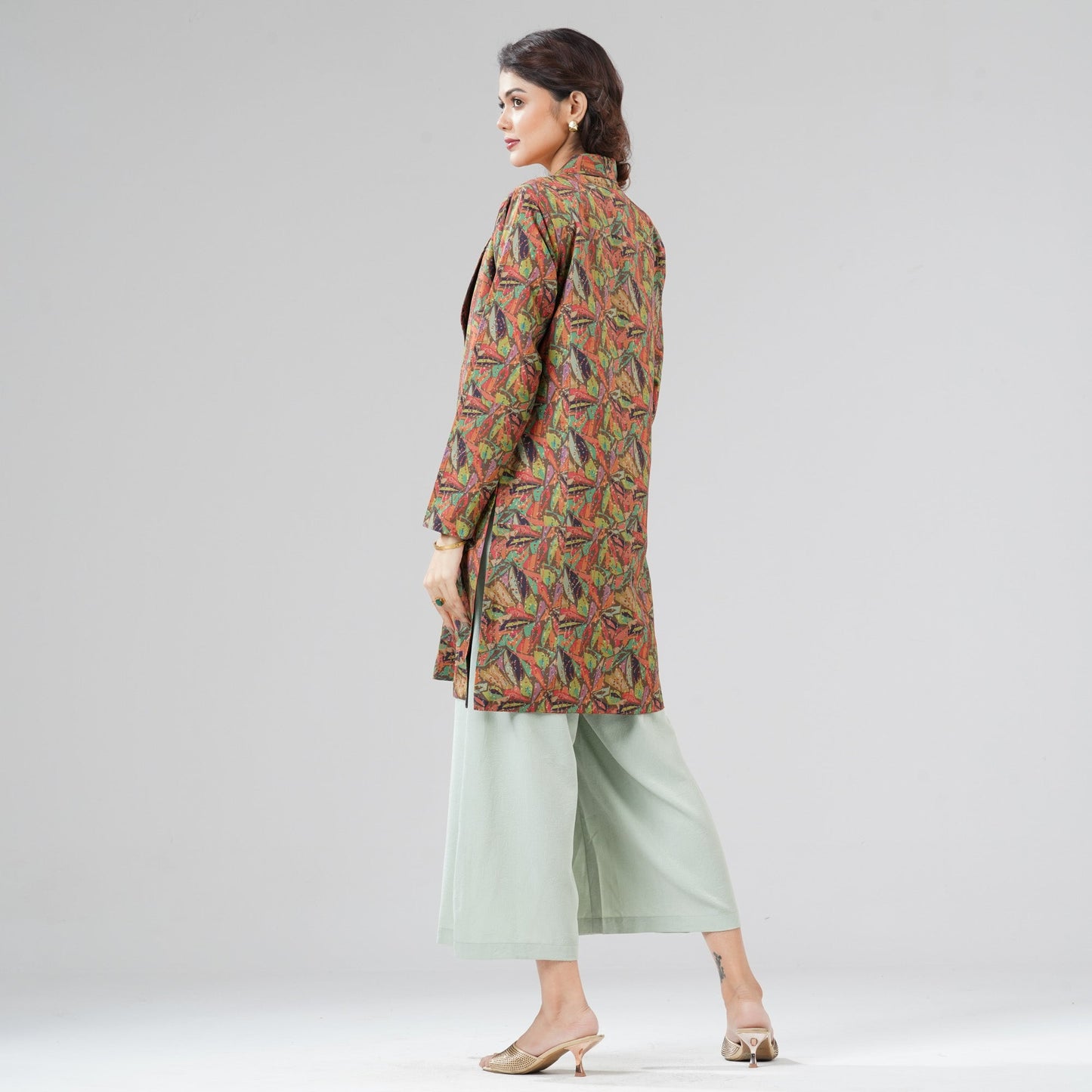 Womens Green Two Piece Set