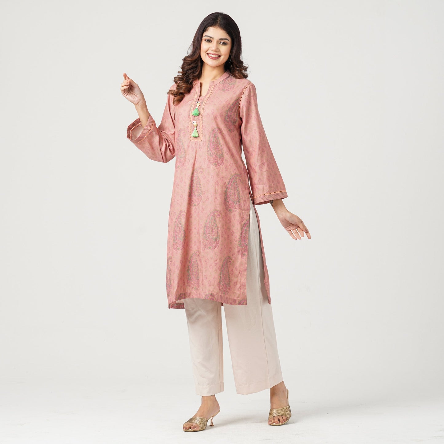 Women’s Blended Silk Two-Piece Set