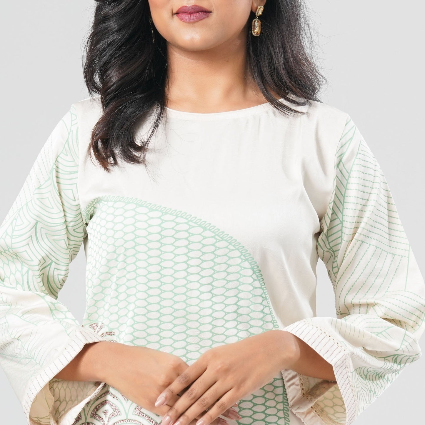 Women's Blended Silk Two Piece