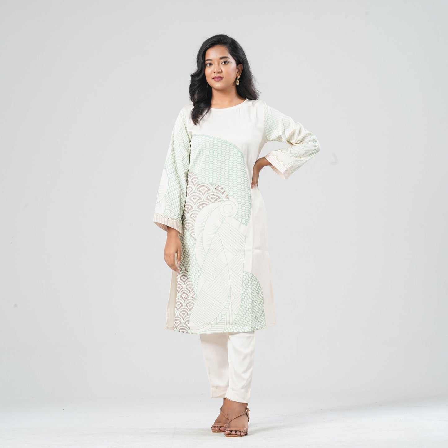 Women's Blended Silk Two Piece