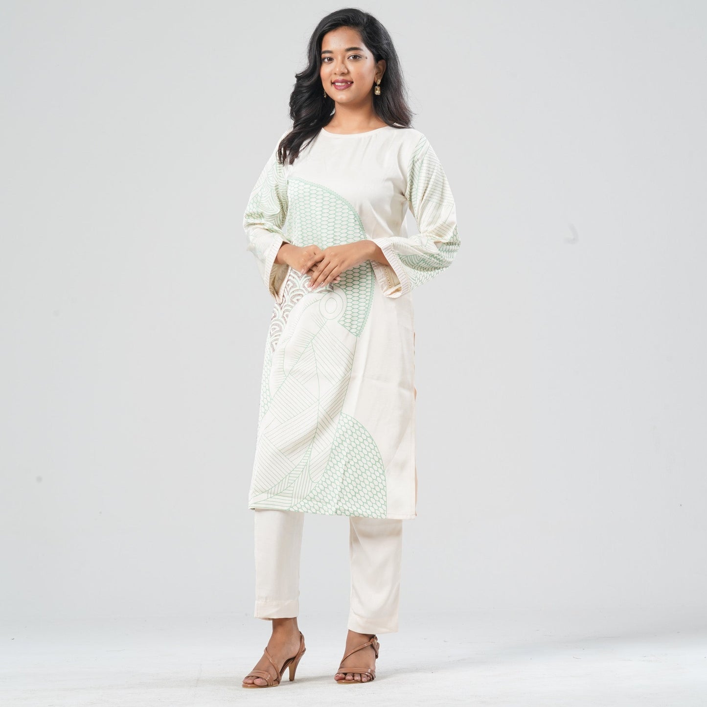 Women's Blended Silk Two Piece