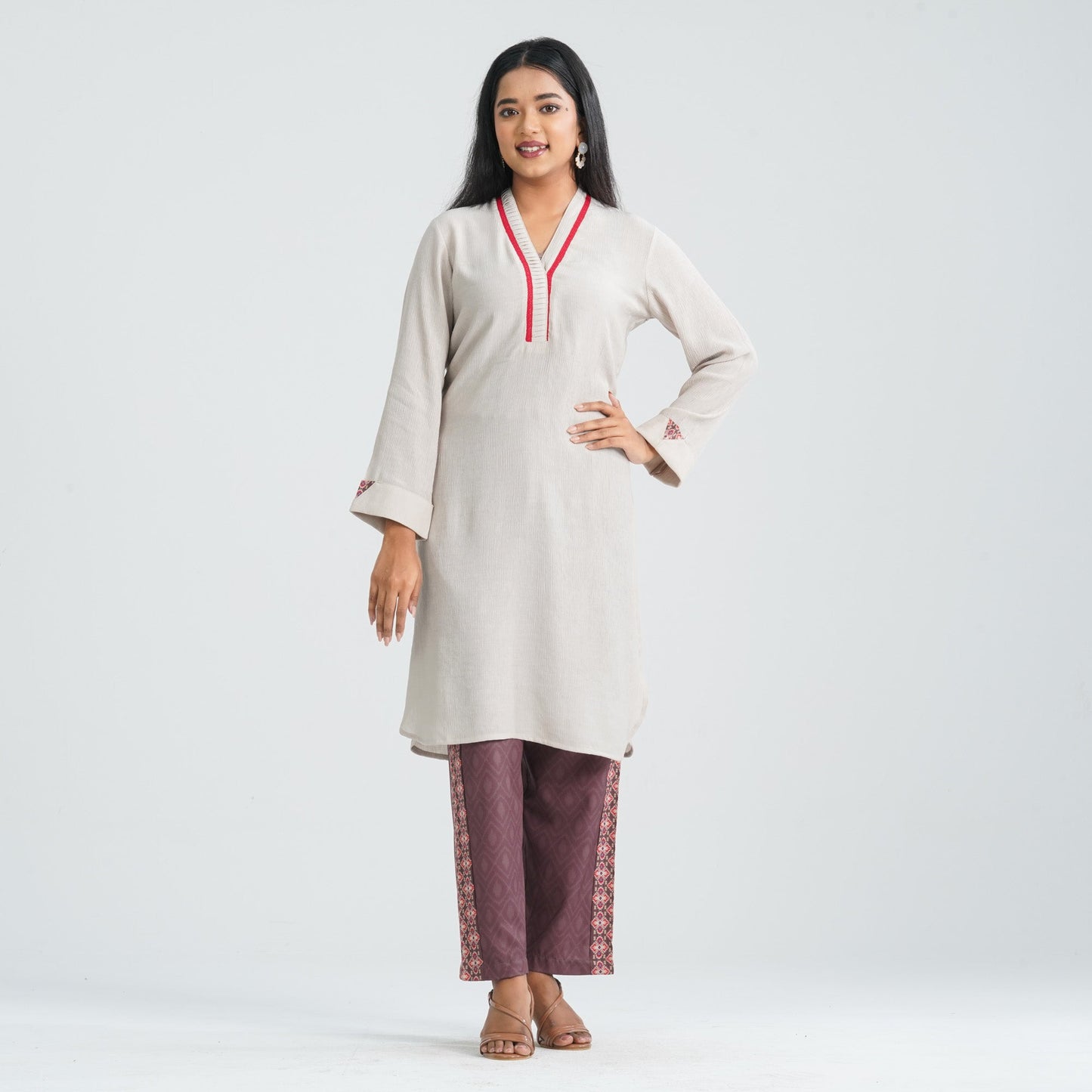 Women’s Mixed Cotton Two Piece Set