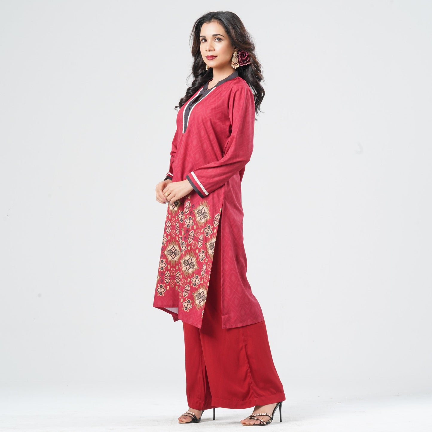 Women’s Blended Silk Two Piece Set